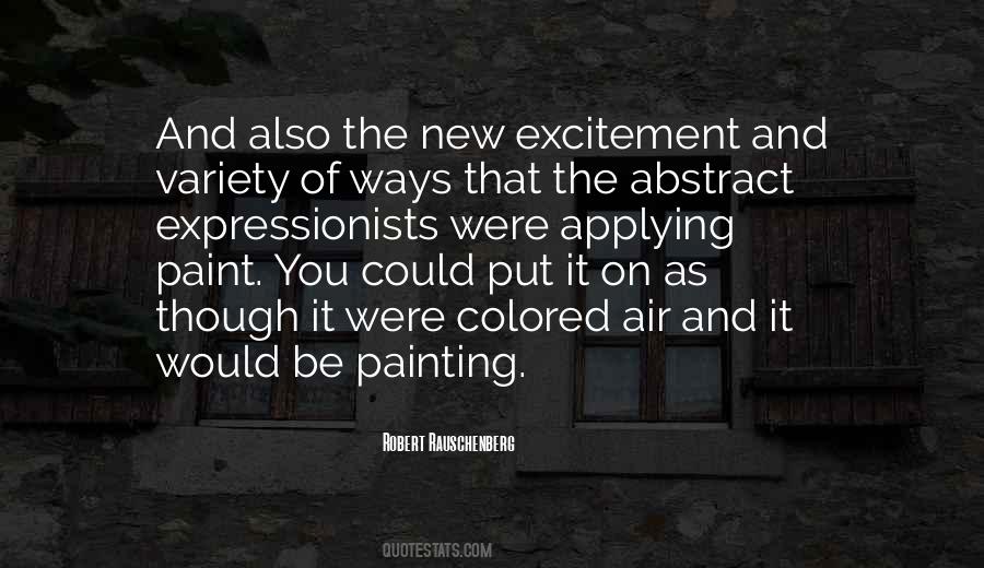 Excitement In The Air Quotes #905084