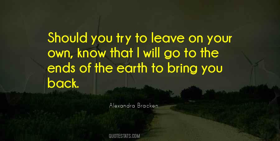 You On Your Own Quotes #254805