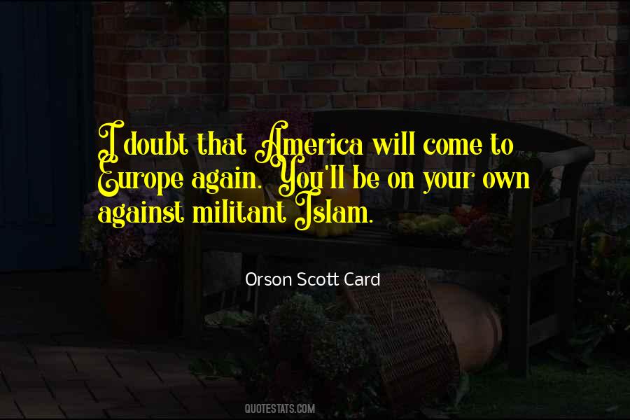 You On Your Own Quotes #342357
