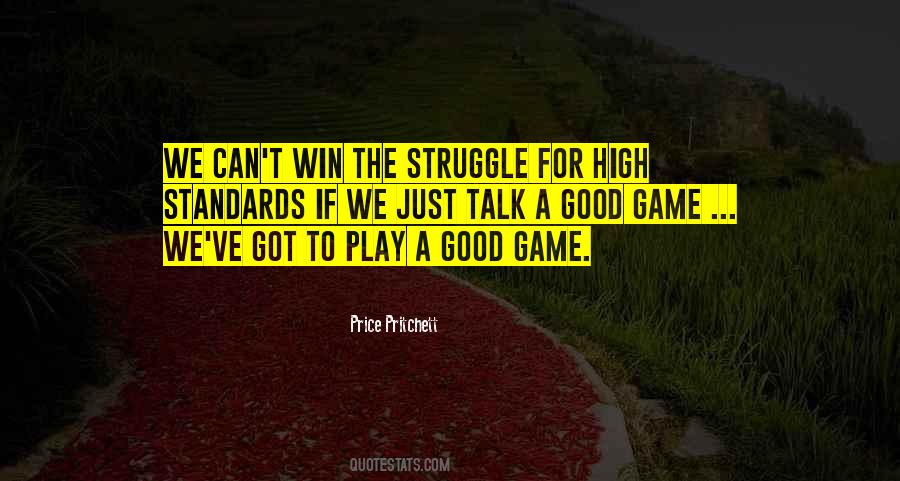 A Good Game Quotes #704236