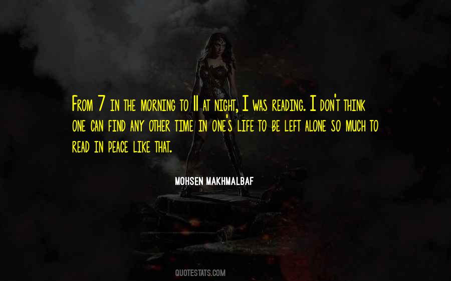 Morning Alone Quotes #1458566