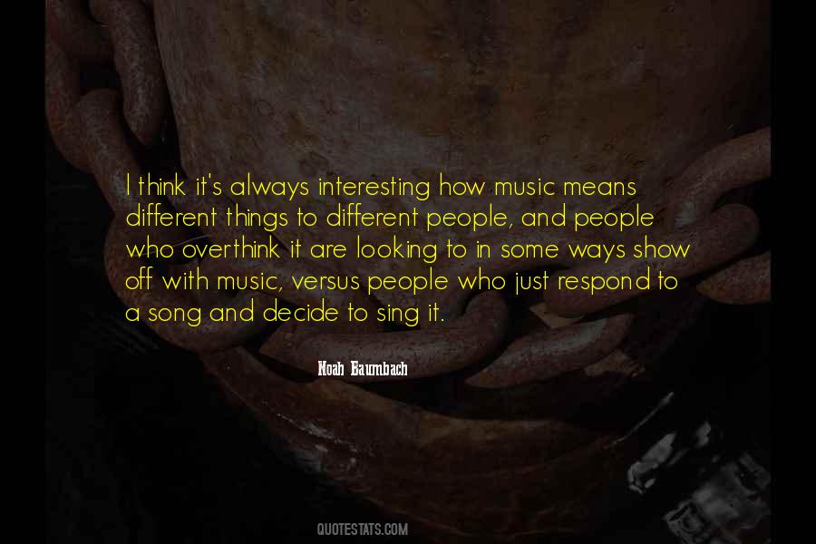 Quotes About How People Are Different #829742