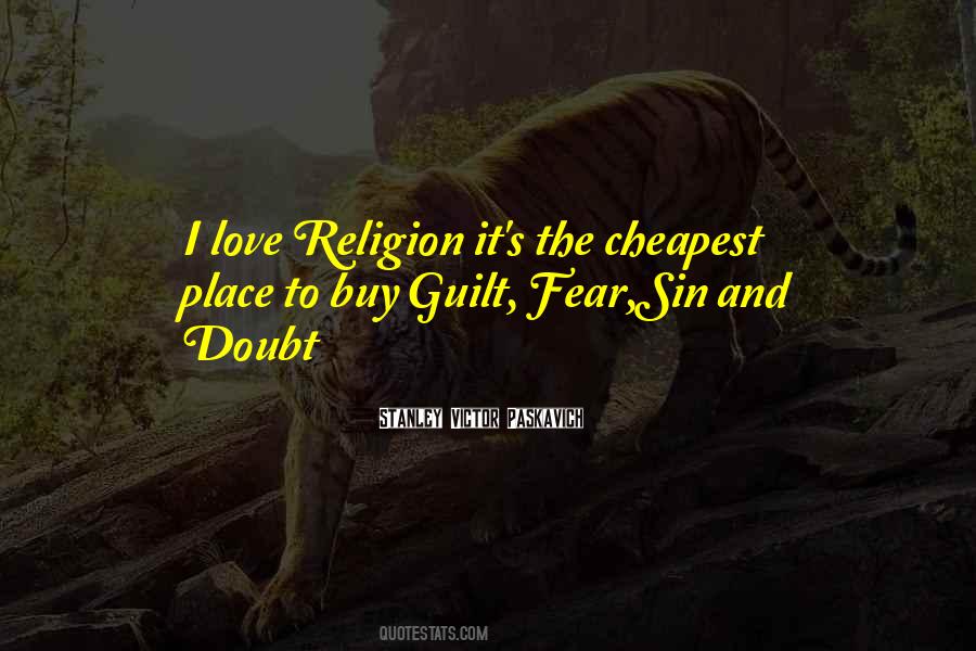 Fear And Religion Quotes #1604344