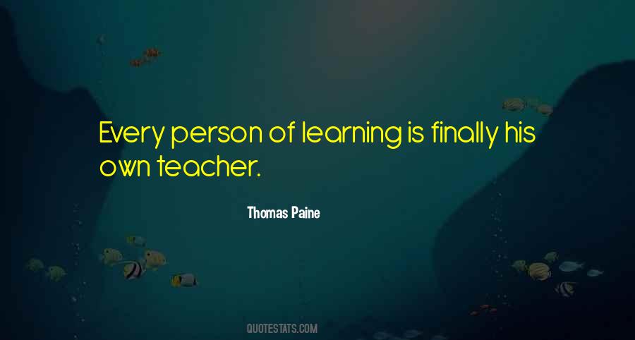 Teacher Learning Quotes #300215