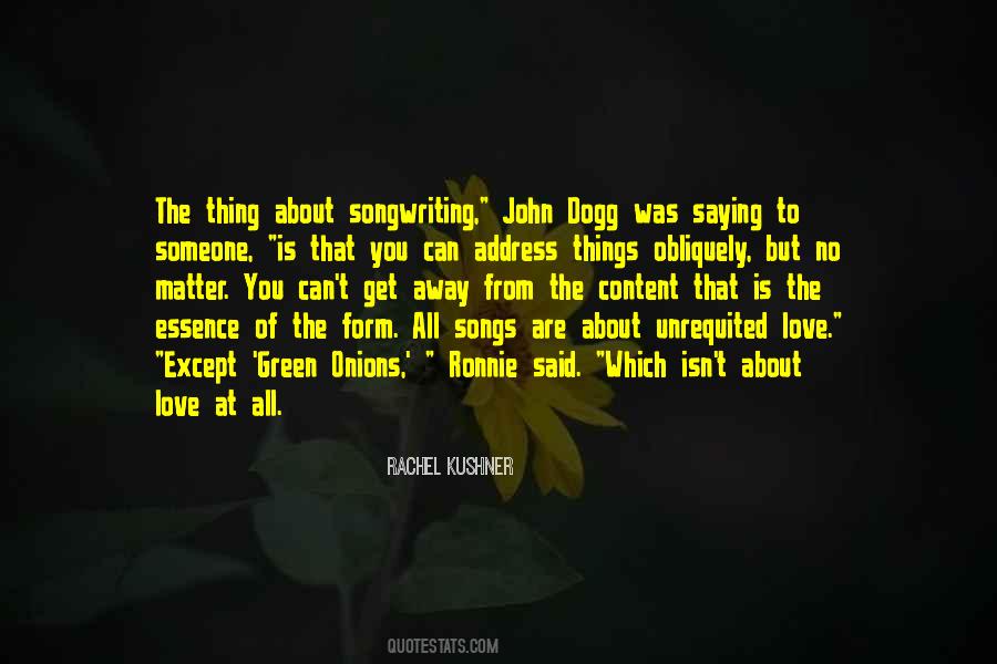 Love Is Green Quotes #1563534