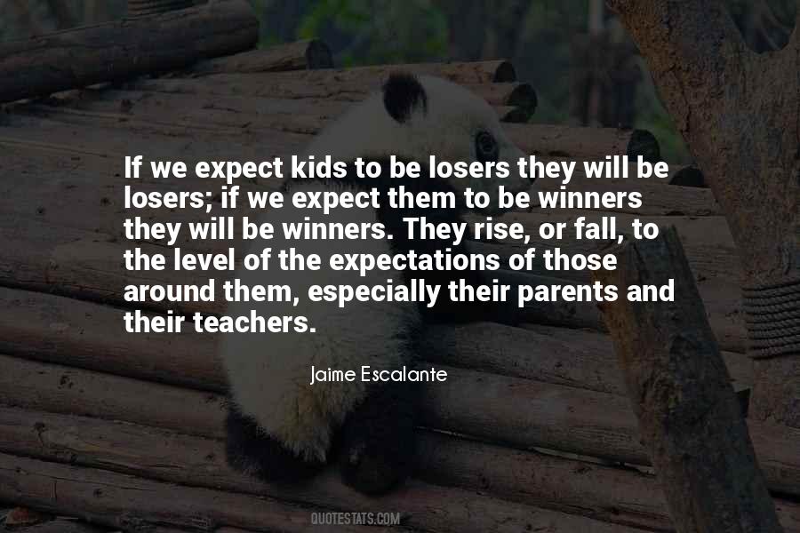 Parents Expectations Quotes #314409