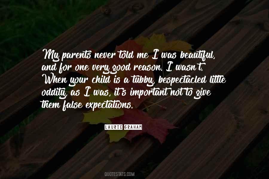 Parents Expectations Quotes #706469