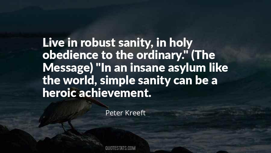 In An Insane World Quotes #630732