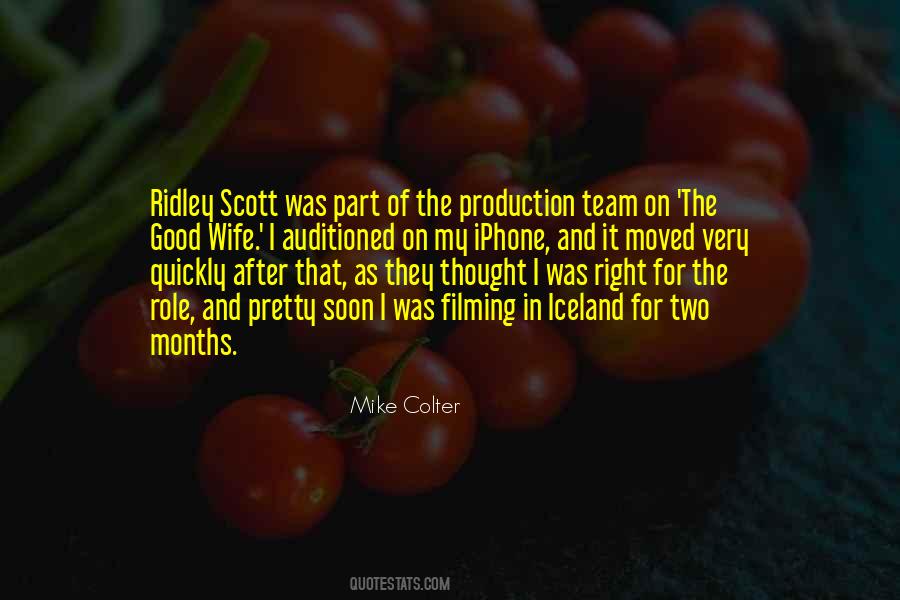 Production Team Quotes #1268022