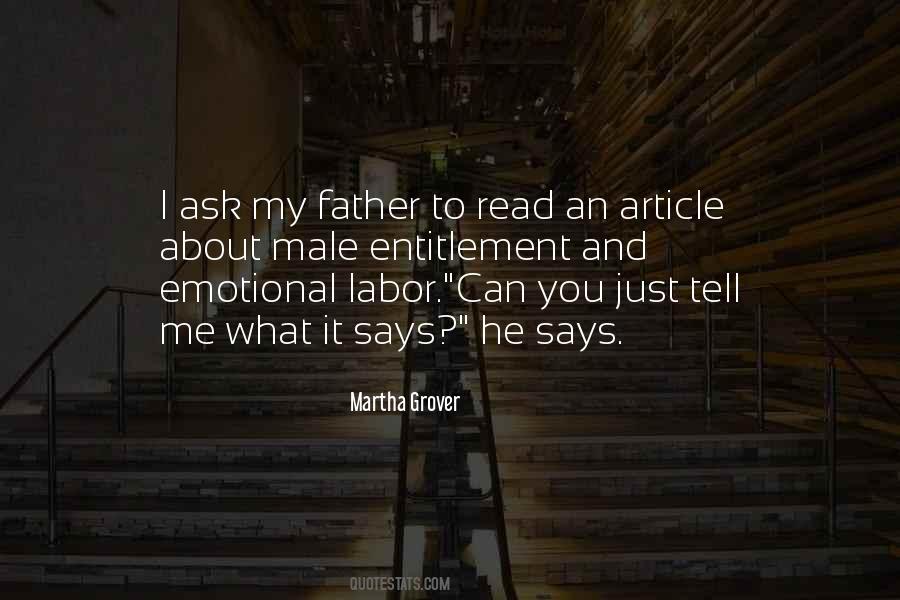 Male Entitlement Quotes #1163605