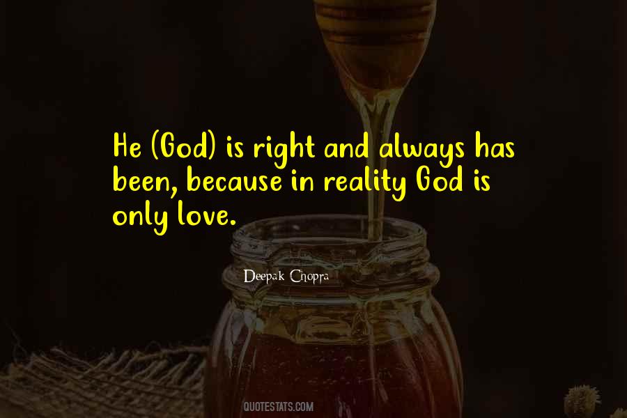 God Is Right Quotes #553423