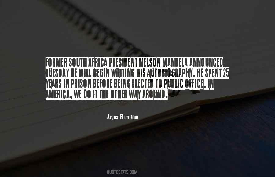 Elected President Quotes #354492
