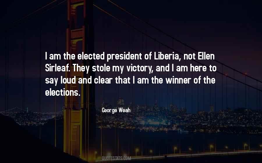 Elected President Quotes #506834