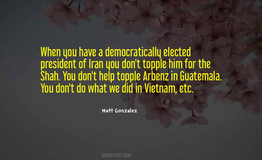 Elected President Quotes #839275