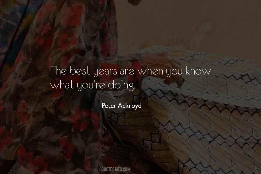 Best Years Quotes #1843913