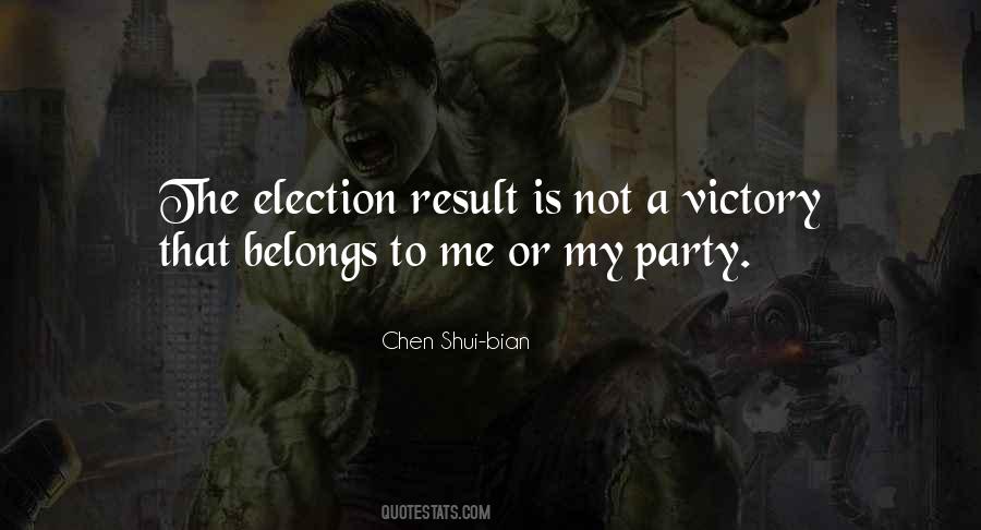 Election Result Quotes #144579