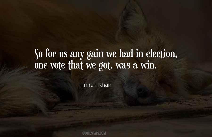 Election Win Quotes #1441449