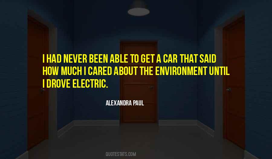 Electric Car Quotes #1307938