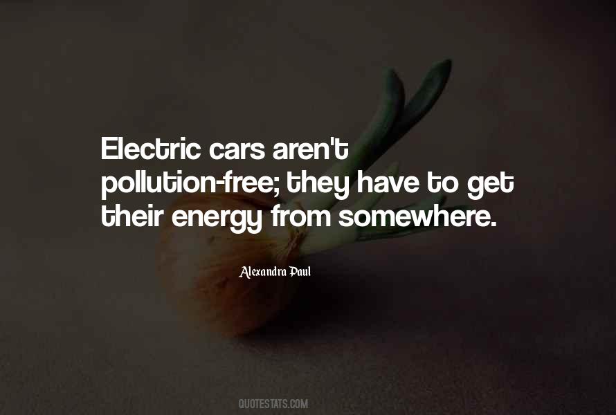 Electric Car Quotes #339875