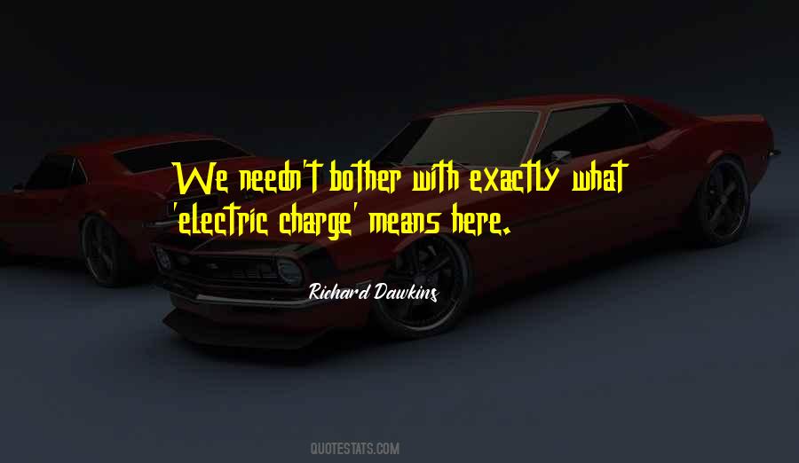 Electric Charge Quotes #35394
