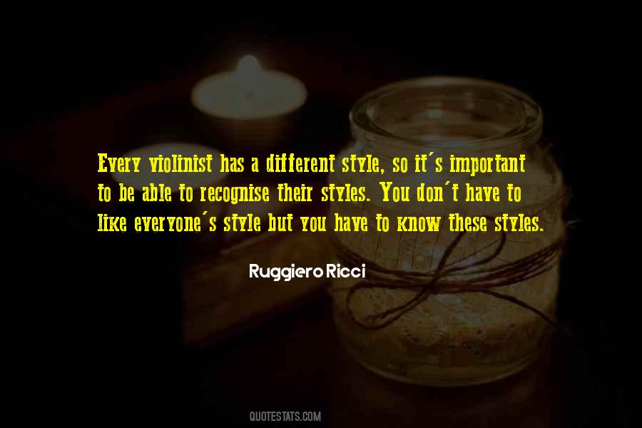 I Like Your Style Quotes #108277