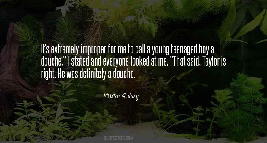 Quotes About Improper #296894