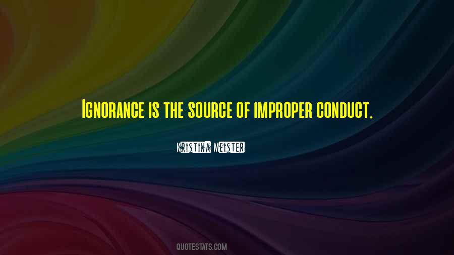 Quotes About Improper #485167