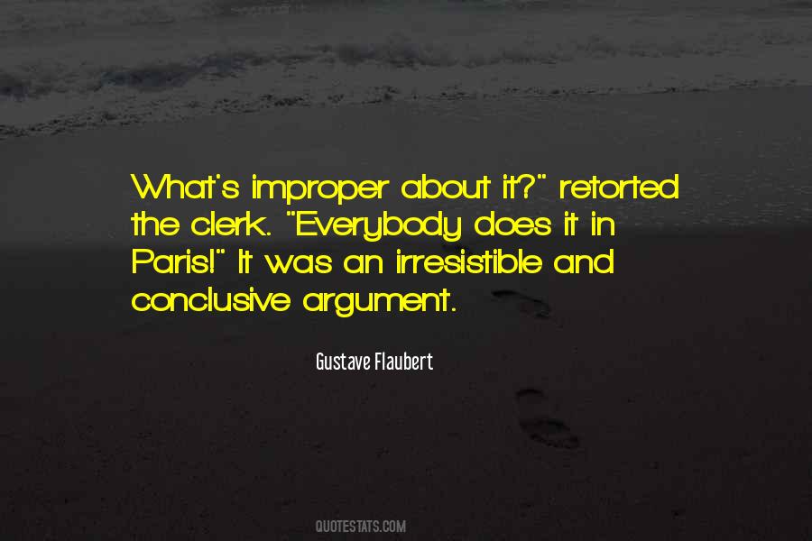 Quotes About Improper #532151