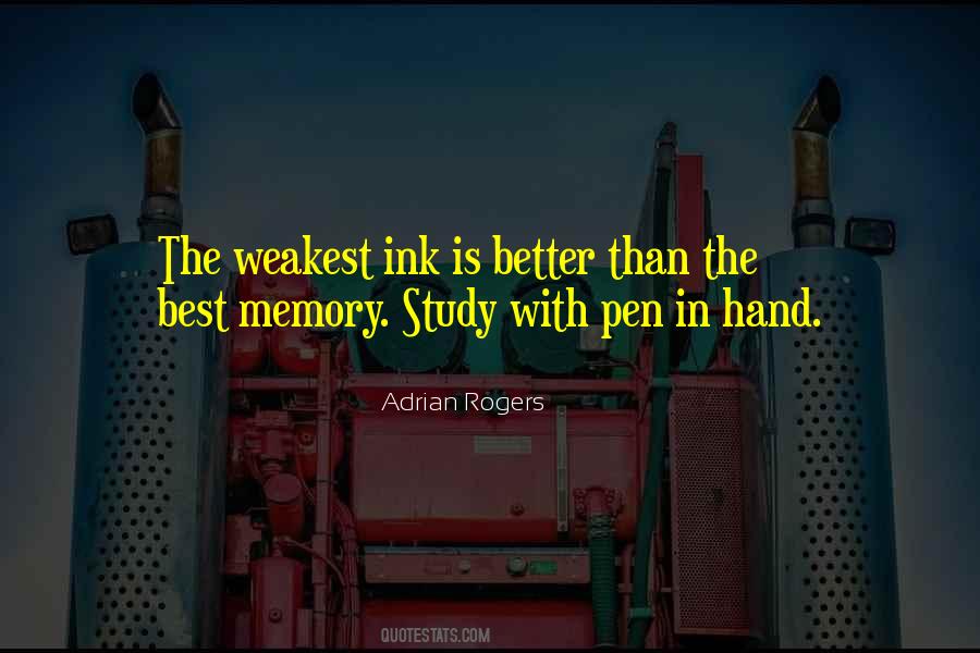 Quotes About Better Memory #1797853