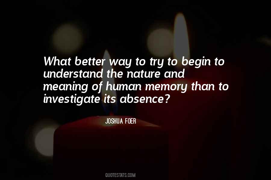 Quotes About Better Memory #307524