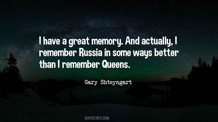 Quotes About Better Memory #869674