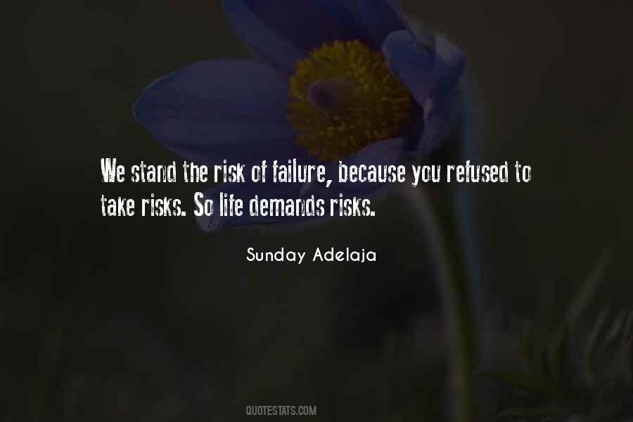 Risk Of Failure Quotes #1423303