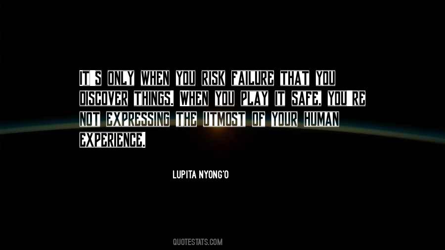 Risk Of Failure Quotes #1480263