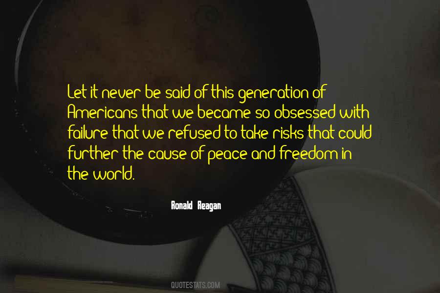 Risk Of Failure Quotes #1745228
