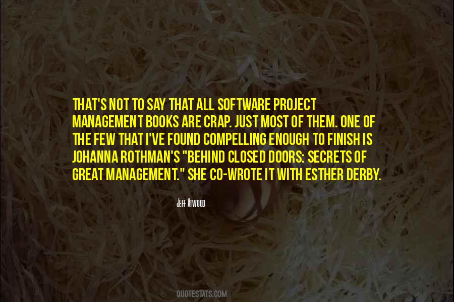Software Project Management Quotes #711408
