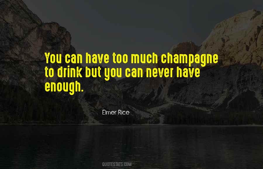 You Drink Too Much Quotes #477227