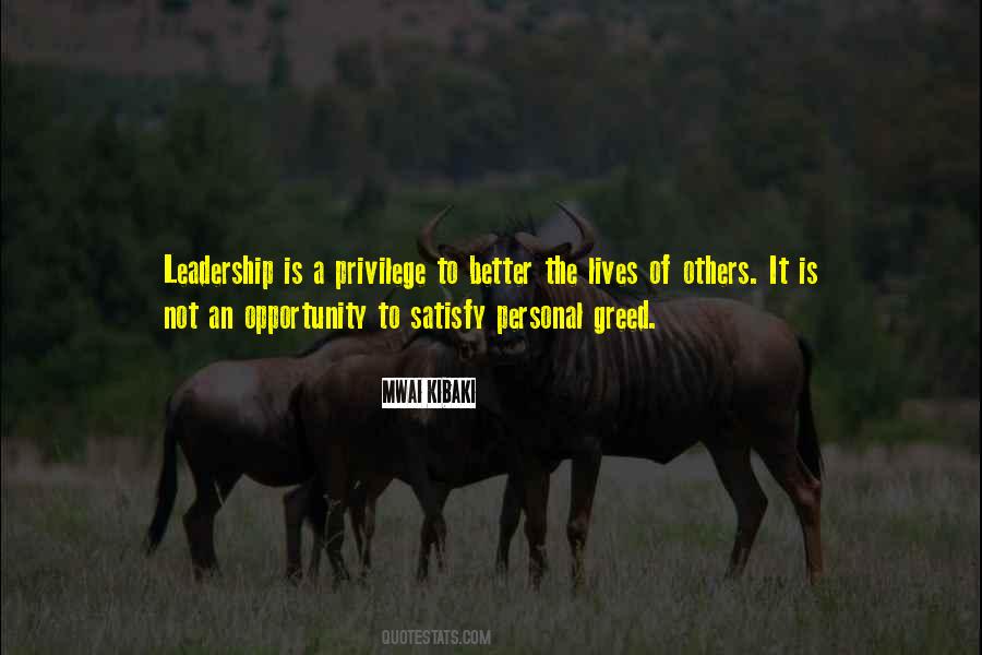 Leadership Opportunity Quotes #1542829