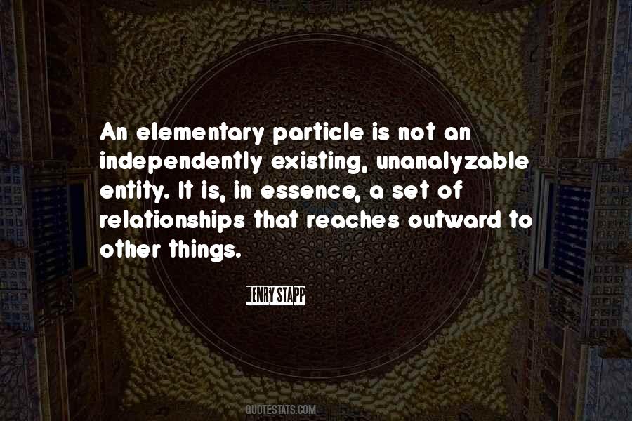 Elementary Particle Quotes #1809121