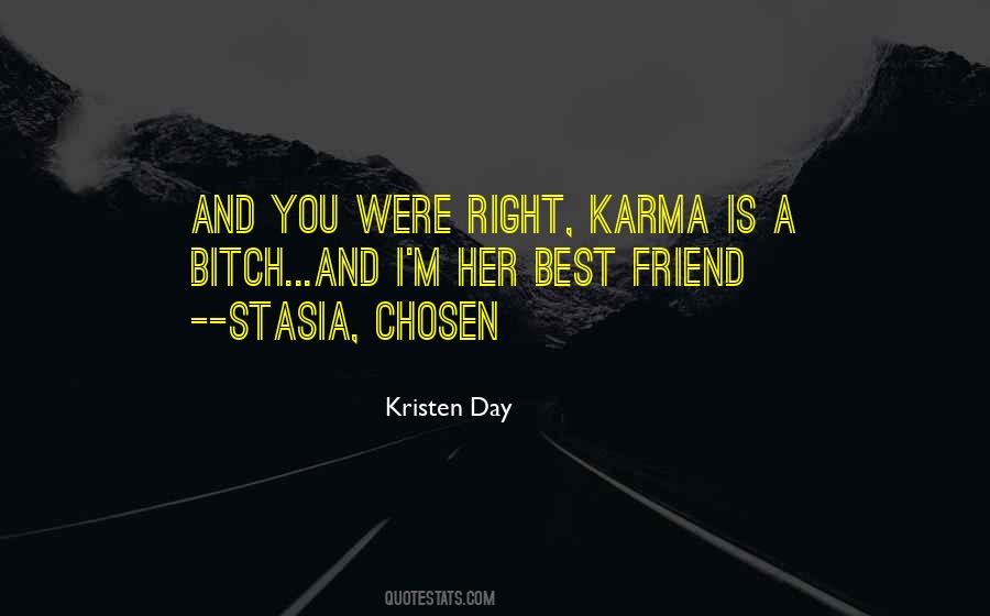 Karma Is Quotes #1525534