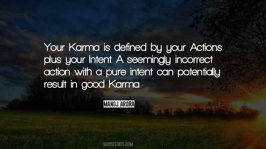 Karma Is Quotes #1767761