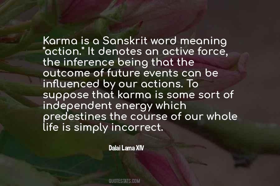 Karma Is Quotes #951305