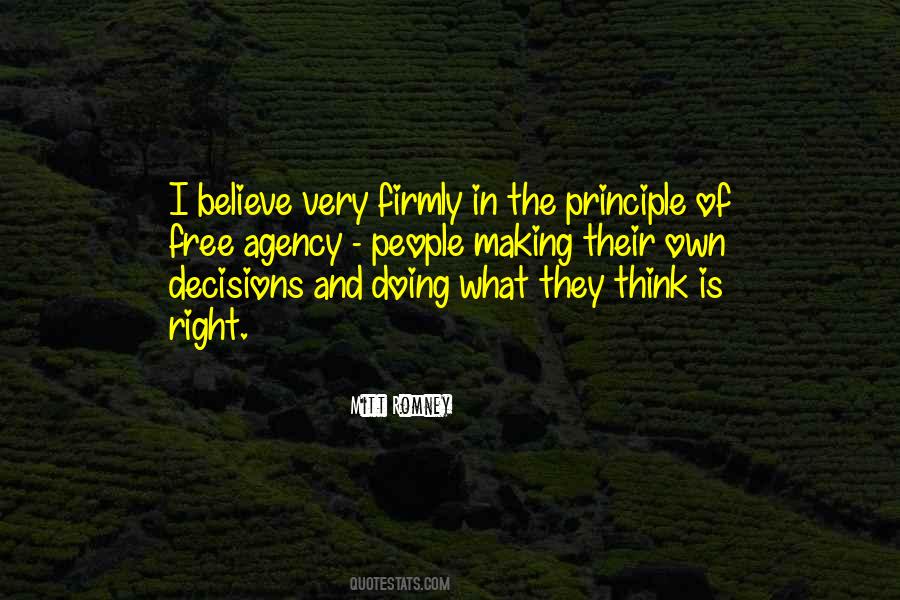 Making The Right Decisions Quotes #1026727