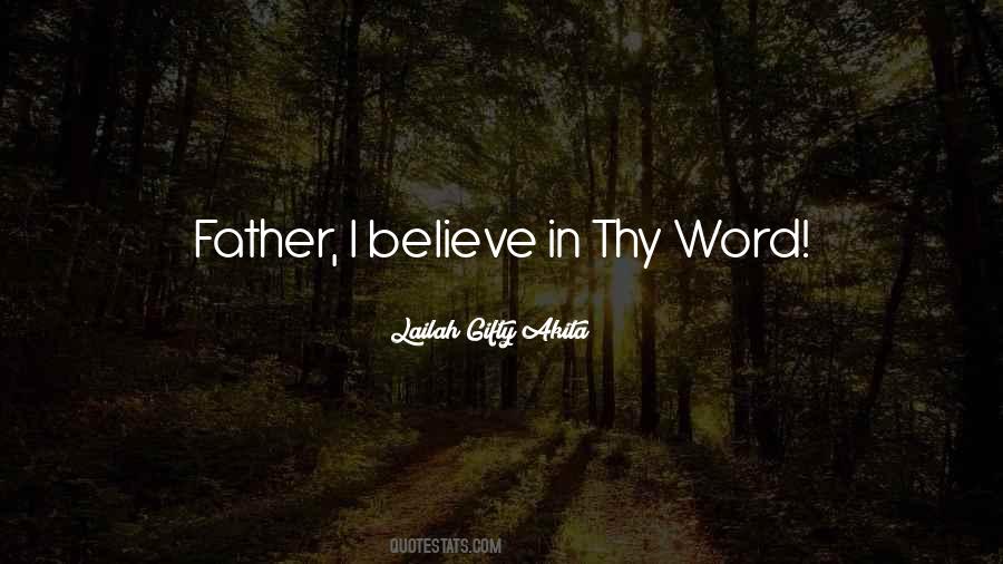Believe Faith Hope Quotes #1174633