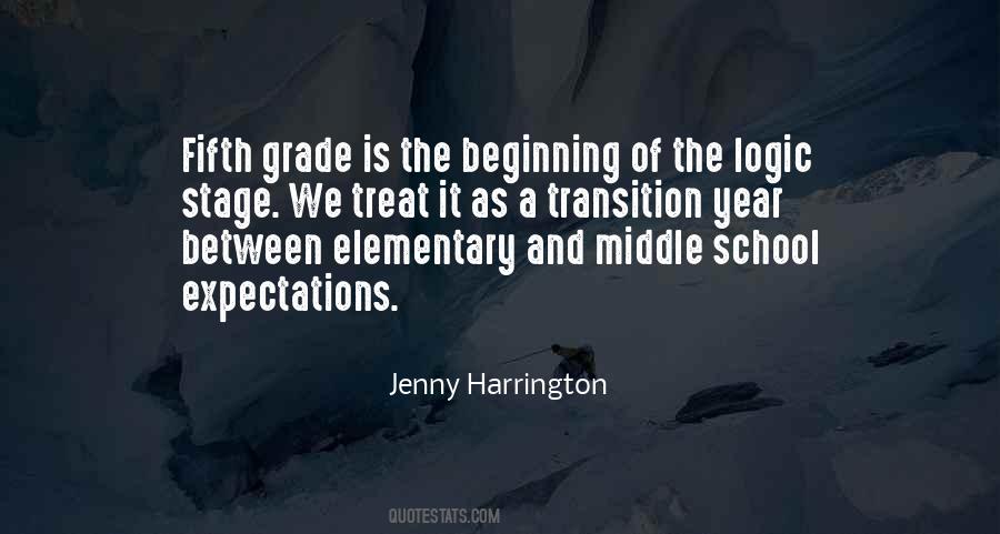 Elementary To Middle School Transition Quotes #521282