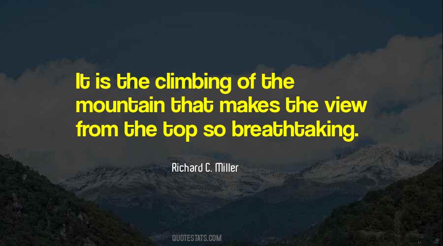 Quotes About The Top Of The Mountain #1098070