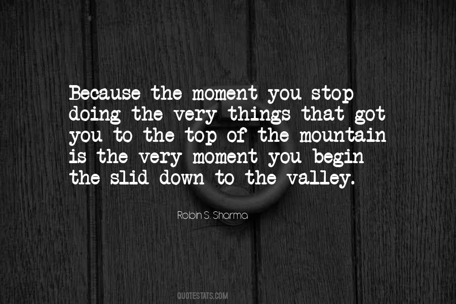 Quotes About The Top Of The Mountain #1377673