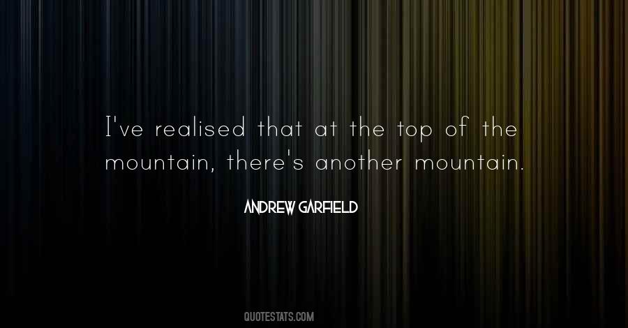 Quotes About The Top Of The Mountain #941803