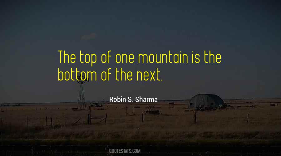 Quotes About The Top Of The Mountain #973050