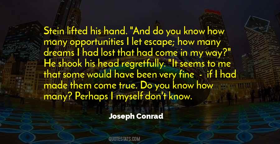 Come In My Dreams Quotes #725657