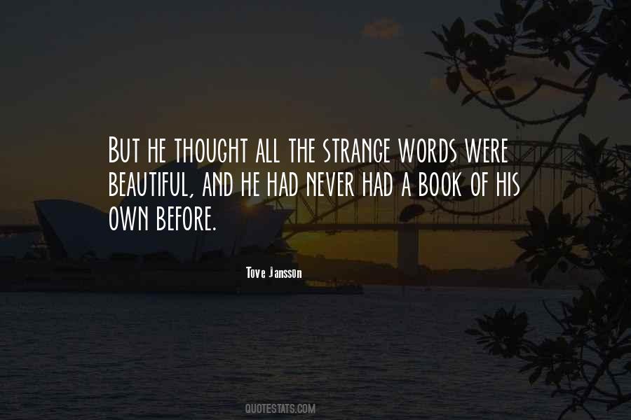 Strange Book Quotes #1271239